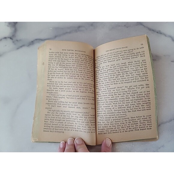 The Bright Blue Death By Nick Carter Paperback - Picture 6 of 10